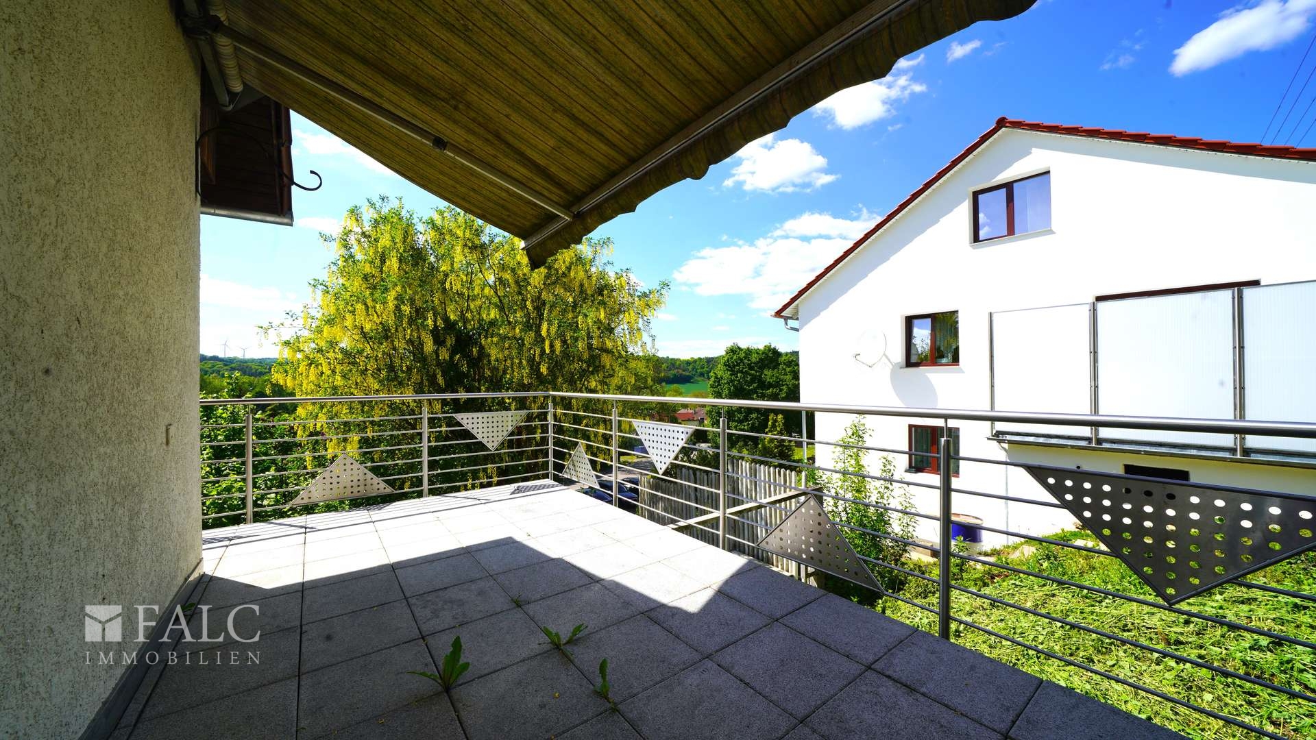 Toller Ausblick - Balkon EG